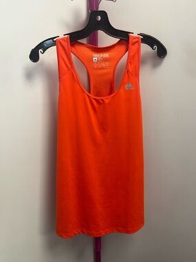 adidas Orange Techfit Racerback Tank Top